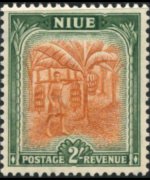 Niue 1950 - set Local motives: 2 sh