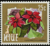 Niue 1984 - set Flowers: 25 c