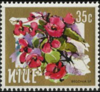 Niue 1984 - set Flowers: 35 c