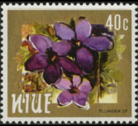Niue 1984 - set Flowers: 40 c