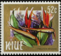 Niue 1984 - serie Fiori: 52 c
