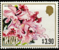 Niue 1984 - serie Fiori: 3,90 $