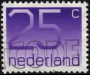 Netherlands 1976 - set Numeral: 25 c