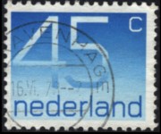 Netherlands 1976 - set Numeral: 45 c