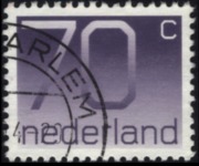 Olanda 1976 - serie Cifra: 70 c