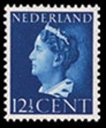 Olanda 1940 - serie Regina Guglielmina: 12½ c