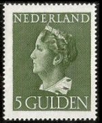 Netherlands 1940 - set Queen Wilhelmina: 5 g
