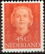 Olanda 1949 - serie Regina Giuliana: 45 c
