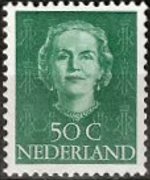 Olanda 1949 - serie Regina Giuliana: 50 c
