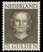 Netherlands 1949 - set Queen Juliana: 2½ g