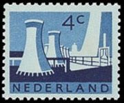 Netherlands 1962 - set Landscapes: 4 c