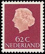 Netherlands 1953 - set Queen Juliana: 62 c