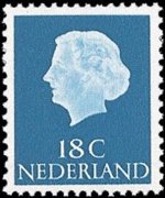 Netherlands 1953 - set Queen Juliana: 18 c