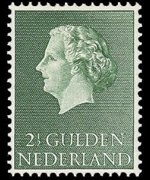 Netherlands 1953 - set Queen Juliana: 2½ g