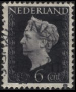 Netherlands 1947 - set Queen Wilhelmina: 6 c