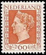 Netherlands 1947 - set Queen Wilhelmina: 60 c