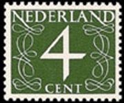 Netherlands 1946 - set Cipher: 4 c