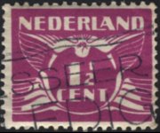 Netherlands 1924 - set Flying dove: 1½ c