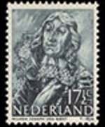 Netherlands 1943 - set Germanic symbols and naval heroes: 17½ c