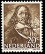 Netherlands 1943 - set Germanic symbols and naval heroes: 20 c