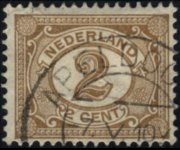 Netherlands 1899 - set Cipher in oval: 2 c