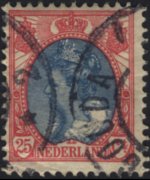 Netherlands 1899 - set Queen Wilhelmina: 25 c