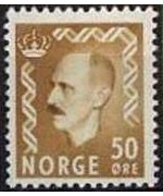 Norway 1950 - set King Haakon VII: 50 ø