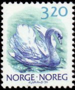 Norvegia 1988 - serie Fauna: 3,20 kr