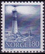 Norway 1977 - set Landscapes: 1,80 kr