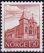 Norvegia 1977 - serie Paesaggi: 1,50 kr