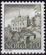 Norway 1977 - set Landscapes: 1,70 kr