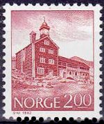 Norway 1977 - set Landscapes: 2,00 kr