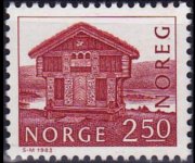 Norway 1977 - set Landscapes: 2,50 kr