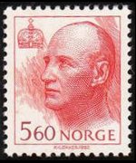 Norway 1992 - set King Harald V and Queen Sonja: 5,60 kr