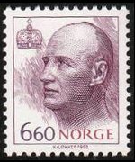 Norway 1992 - set King Harald V and Queen Sonja: 6,60 kr