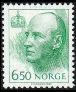 Norway 1992 - set King Harald V and Queen Sonja: 6,50 kr