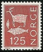 Norway 1962 - set Local patterns: 125 ø