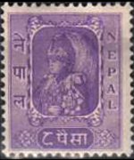 Nepal 1954 - serie Re Tribhuvana: 8 p