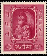 Nepal 1954 - serie Re Tribhuvana: 24 p