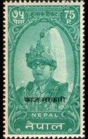 Nepal 1983 - serie Re Mahendra: 75 p