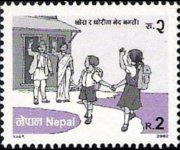 Nepal 2002 - serie Lotta contro le discriminazioni: 2 r