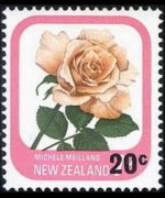 New Zealand 1975 - set Roses: 20 c su 7 c