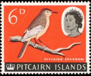 Isole Pitcairn 1964 - serie Navi e uccelli: 6 p
