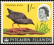 Isole Pitcairn 1964 - serie Navi e uccelli: 1 sh