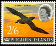 Isole Pitcairn 1964 - serie Navi e uccelli: 2'6 sh