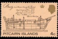 Isole Pitcairn 1969 - serie Soggetti vari: 4 c