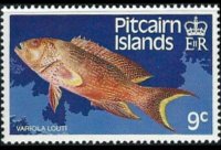 Isole Pitcairn 1984 - serie Pesci: 9 c