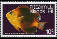 Isole Pitcairn 1984 - serie Pesci: 10 c