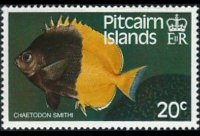 Isole Pitcairn 1984 - serie Pesci: 20 c