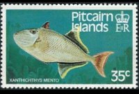 Isole Pitcairn 1984 - serie Pesci: 35 c